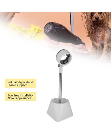 Blow Dryer Holder Hair Dryer Stand Wear Resistant for Pet Grooming for Hairdressing (Without Flowers) White without flowers - Buy Online on GoSupps.com