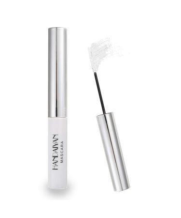 GL-Turelifes 12 Color Mascara Colorful fiber mascara Charming durable mascara with thick and long eyelashes waterproof and wiped (white)