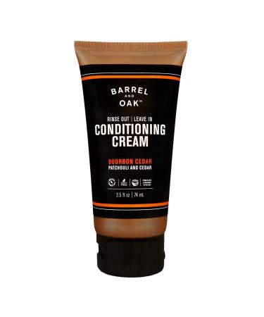 Olivina Men Rinse Out | Leave In Conditioner Cream  Bourbon Cedar  Cedar  2 Ounce - Buy Online on GoSupps.com