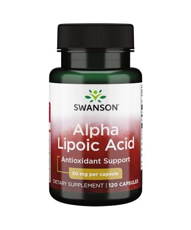 Swanson Alpha Lipoic Acid 50 Milligrams 120 Capsules