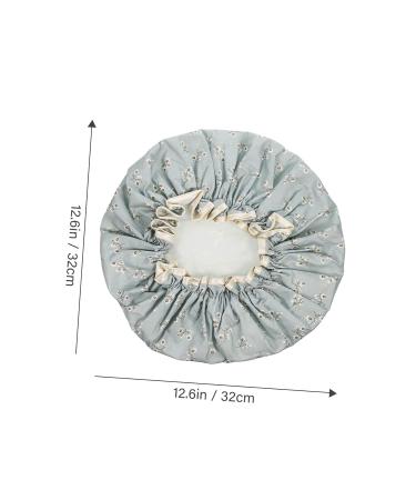 3-Piece FRCOLOR Double-Layer Satin Shower Cap Set for Women - Water-Proof, Breathable & Stylish Hair Protection - Buy Online on GoSupps.com