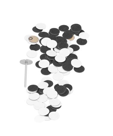 Horn skin remover grinding wheel foot grinder grinding paper Gentle cleaning rough long -term cleaning needs. Simple replacement for feet keep clean ( 15mm (100 pieces)))
