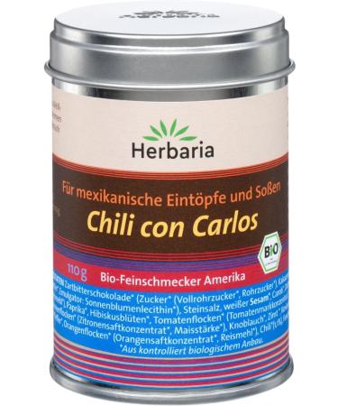  Herbaria Herbaria Chili con Carlos Pack of 2 x 110 g - Buy Online on GoSupps.com