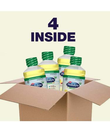 Pedialyte Organic Electrolyte Solution  Crisp Lemon Berry  33.8 Fl. Oz (Pack of 4) - Buy Online on GoSupps.com