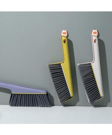 NEDLON Mini Dustpan and Brush Set Portable Cleaning Dust Hand Broom Bench Bricklayers Brushes for Clean Bed Sofa Desktop Drafting(Color:Gray) Grey - Buy Online on GoSupps.com
