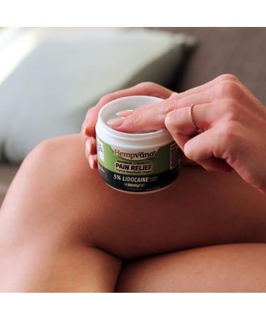 Hempvana Lidocaine 5% Relief Cream - Numbs Irritated Nerves Fast Anorectal Relief Hemp Seed Oil Non-Greasy 4-oz Jar - AS-SEEN-ON-TV - Buy Online on GoSupps.com