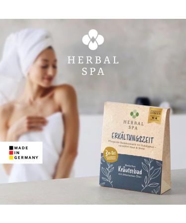 Herbal Spa Cold & Relaxation - 2x 3 Herbal Pillows (100g) | Nursing Bathing Cosmetics with Essential Oils | Pampered Skin & Senses | Pure Nature Power (300g) - Buy Online on GoSupps.com