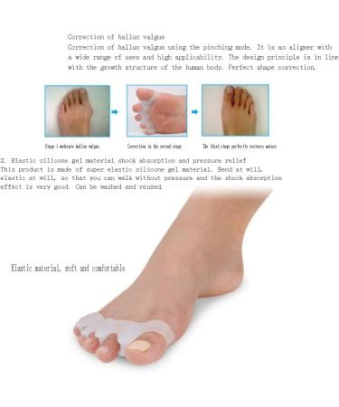5-Hole Toe Separator & Stretcher for Hallux Valgus Correction - Prevent Corns & Calluses, Improve Foot Strength - Men & Women Care | 1 Pair - Buy Online on GoSupps.com