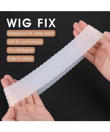 Sibba 4-Piece Silicone Wig Handle Headband - Adjustable Waterproof & Secure Wig Band for Women - Buy Online on GoSupps.com