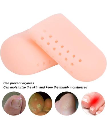 01 Gel Toe Caps - Pain-Relieving Portable Toe Covers with Holes for Ingrown Toenails & Chicken Eyes - Bubble Bl Color | International Shipping - Buy Online on GoSupps.com