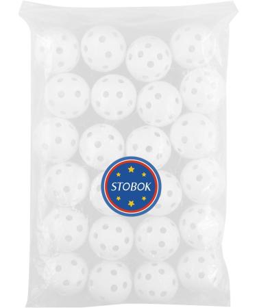 STOBOK 24pcs Perforated Golf Practice Balls - White | Sports Training Balls - Buy Online on GoSupps.com
