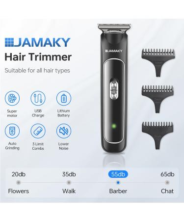 Ultimate Cordless Beard Trimmer for Men | 6300RPM T-Edgers 120 Min Run 3 Combs & Spotlight - International Shipping - Buy Online on GoSupps.com
