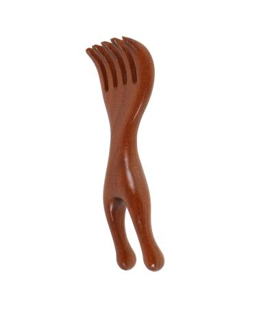 Plafope comb portable comb for curly hair Disgiping ridge wide tooth ridge head massager root ridge women's comb practical hair massage device wooden comb