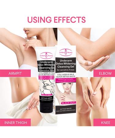 AICHUN BEAUTY Underarm Knees Detox Cleansing Gel - 50ml | Purifies, Removes Odor & Enhances Collagen for Sensitive Triangle Areas - Buy Online on GoSupps.com