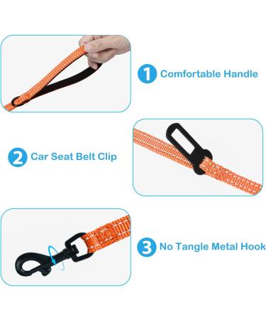 Petbonus Adjustable Cat Dishes & Harness Set - Breathable Soft Cat Bowls with Reflective Strips for Kittens - Small Size (Orange) - Buy Online on GoSupps.com