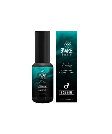 Pheromones for Men to Attract Women (Fantasy) Cologne - Pheromone Cologne Spray Attract Women - Extra Strong Concentrated Proven Pheromone Formula by Bare Chemist 1 Fl Oz (Pack of 1) Fruity Sweet Leather Woody Smoky Tropical... 1 Fl Oz (Pack of 1)