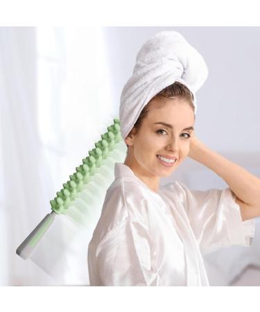 Lesunbak Muscle Massage Tab & Roller - Multi-Purpose Relaxation Tool for Athletes | Ideal for Thighs Neck & Travel - Green - Buy Online on GoSupps.com