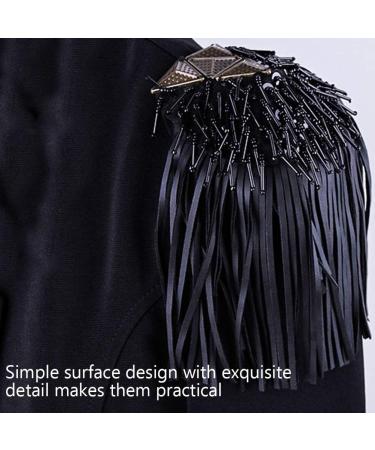 SOIMISS 2 Pieces Tassel Epaulet Shoulder Board Badge Decor | Stylish Shoulder Fringe Epaulet for Fashionable Looks - Shop Internationally! - Buy Online on GoSupps.com