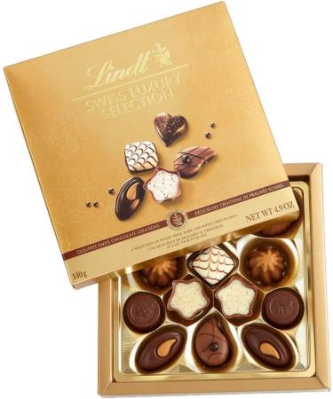  Lindt Linz (Lindt) Swiss Luxury Selection 145g - Buy Online on GoSupps.com