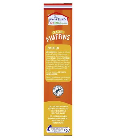 Buy Dr.Oetker Muffins Baking Mix 370g | 12 Juicy Chocolate Treats | International Shipping Available - Buy Online on GoSupps.com