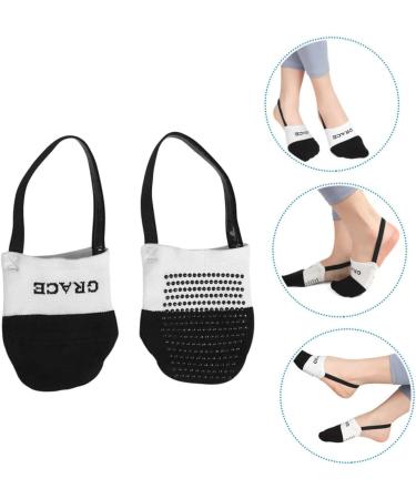 Buy Gatuida 2 Pairs Yoga Socks - Anti-Drop Forefoot Pad & Toe Topper - Perfect for Barre Ballet & Fitness | International Shipping Available - Buy Online on GoSupps.com