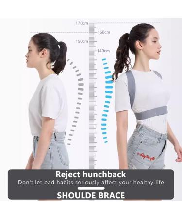 QTOETUII Posture Corrector Back Brace and Posture Corrector for Women and Men Comfortable Breathable Support Back Brace Provide Pain Relief for Neck Back Shoulders Spine Corrector Support Adjustable Posture Trainer (Medium) Medium(23"-32") - Buy Online on GoSupps.com