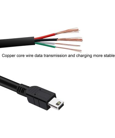 Suptig Mini USB Charging Cable 2 Pack for GoPro Hero 4/3/2/1 - Compatible with Various Models - Black Color - Buy Online on GoSupps.com