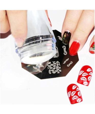 PiniceCore Clear Jelly Stamper Kit | Soft Silicone Nail Art Tools for DIY Manicure & Stamping | International Shipping Available - Buy Online on GoSupps.com