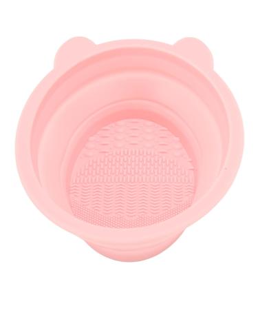 Buy Makeup Brush Cleaner - Silicone Resilient Scrubber Bowl for Efficient & Compact Travel Cleaning - Buy Online on GoSupps.com