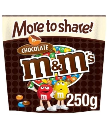 M&M's Chocolate More to Share Pouch Chocolate Gifts & Movie Night Snacks 250 g Chocolate Pouch