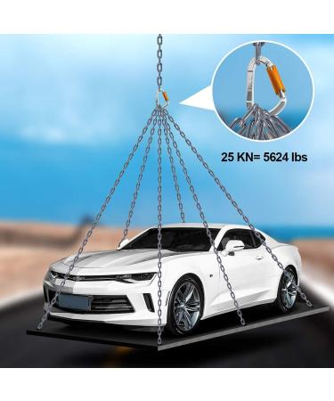 3-Piece UIAA Certified 25KN Auto-Locking Carabiner Set - Versatile Climbing Equipment for Hammocks Swings & Dog Leashes - Buy Online on GoSupps.com