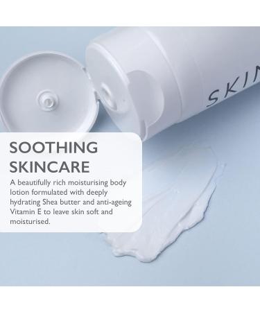 SKINICIAN Daily Body Lotion - Rich Moisturiser for Hands & Body - Natural Body Lotion with Vitamin E Shea Butter Aloe Vera - Hydrating Body Cream for Dry Skin - Vegan & Cruelty Free (250ml) - Buy Online on GoSupps.com