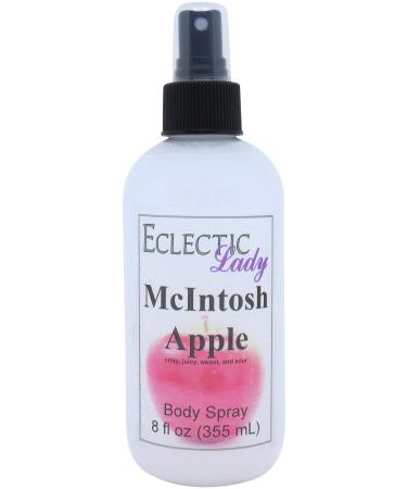 McIntosh Apple Body Spray 8 ounces Body Mist for Women with Clean Light & Gentle Fragrance Long Lasting Perfume with Comforting Scent for Men & Women Cologne with Soft Subtle Aroma For Daily Use 8 Fluid Ounces