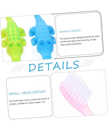 Beaupretty 8pcs Cartoon Children's Toothbrush Set | Soft Bristle Manual Toothbrushes for Kids | Home Hygiene Accessories - Buy Online on GoSupps.com