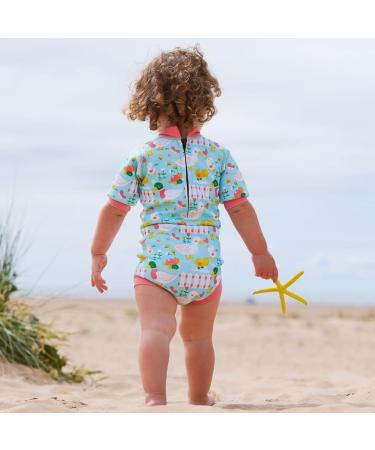 Splash About Happy Nappy Wetsuit with Reusable Swim Nappy - Little Ducks (3-8 Months) - Buy Online on GoSupps.com