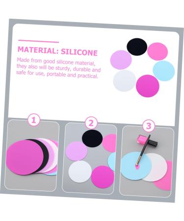 Anneome 6 pi ces Palette de Nail Art Silicone Plaques de M lange pour Vernis Ongles Pigments et Maquillage Outil de Manucure Professionnel et Usage Domestique - Buy Online on GoSupps.com