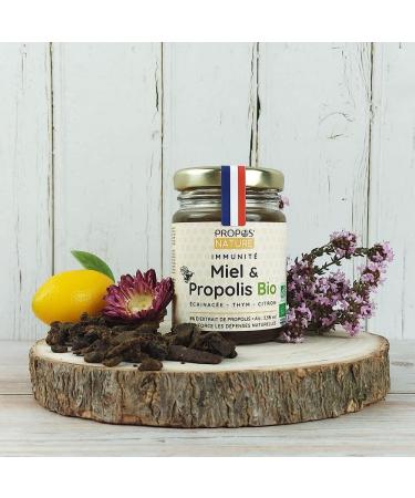 HONEY & PROPOLIS IMMUNITY MIX - 125 g - Certified ORGANIC - No colorings or preservatives - 100% natural - PROPOS'NATURE - Buy Online on GoSupps.com