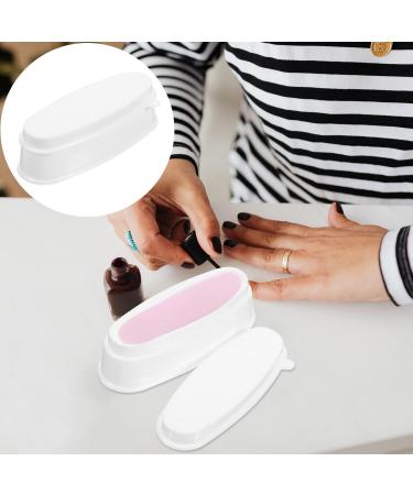 Mobestech French Nail Dip Jar Container French Nail Model Box DIY Nail Art Tool for Home Shop - Buy Online on GoSupps.com