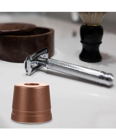 Frcolor Metal Razor Base - Elegant Bathroom Shaving Stand | Rose Gold Manual Razor Holder for Dry Storage - Buy Online on GoSupps.com