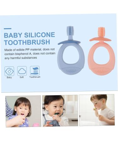 Gatuida 8 STK Silicone Toothbrush Set for Toddlers | Kids Meal & Teeth Toys | Soft Fur Newborn Play Set - Buy Online on GoSupps.com