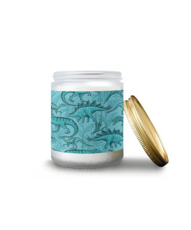 Vanilla Candles for Home Scented Aromatherapy Jar Candles 7 oz Long Lasting Candles Scented Candles Gift Set for Women Perfect for Birthday Gifts T-Rex Dinosaur