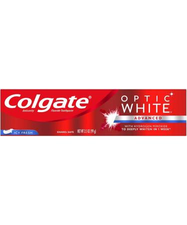 Colgate Optic White Toothpaste ICY Fresh 3.5 oz - Brighten Your Smile | International Shipping Available - Buy Online on GoSupps.com