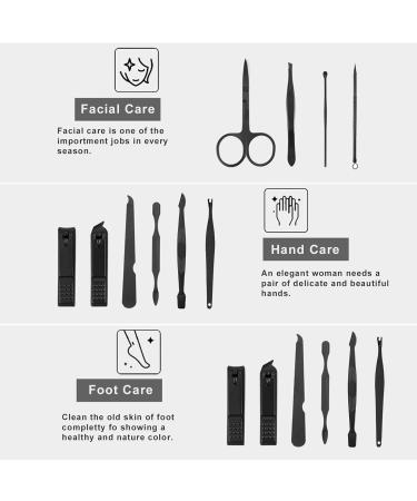 Buy FIXBODY Manicure Sets for Men - 10-Piece Nail Kit with Clippers Nail Cutter & File - Perfect Gift for Men Worldwide - Buy Online on GoSupps.com