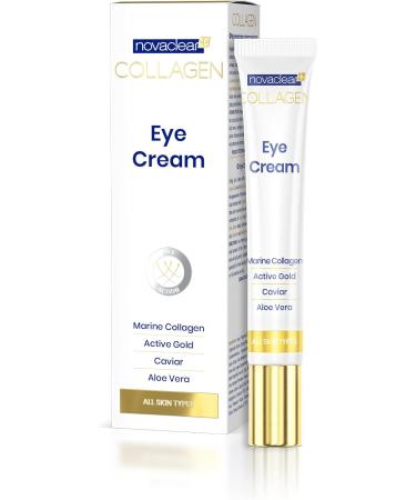 Novaclear Collagen Eye Cream - With Marine Collagen and Active Gold - Buy Online on GoSupps.com