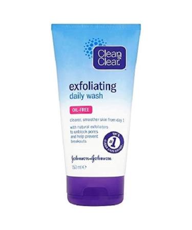 Clean & Clear Exfoliating Oil Free Daily Wash 150ml 150 ml (Pack of 1)