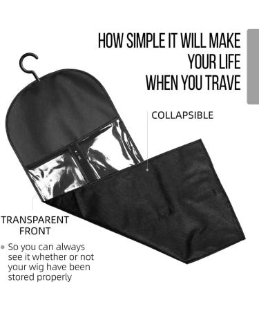 PEKKA For Multiple Wigs Holder Wig Bags Storage with Hanger Hair Extension Storage Wig Storage 12piece - Buy Online on GoSupps.com