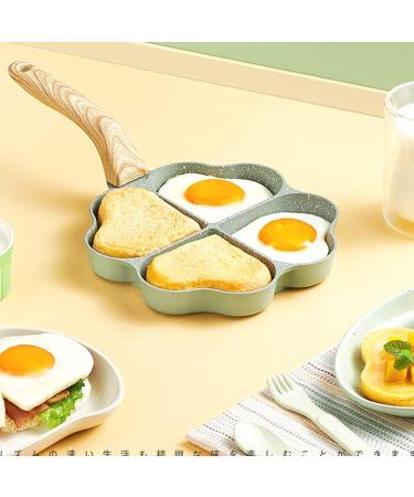 Four Hole Frying for Creative Heart-Shaped Easy Clean Eggs Cooker Omelet Nonstick Eggs Frying Gift for C - Buy Online on GoSupps.com