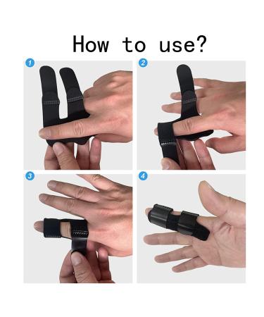 Lqucwepp 5PCS Trigger Finger Splints Adjustable Finger Brace Straightener Hand for Broken Finger Arthritis Sprains Pain Relief Tendonitis Post Operative Finger Brace Stabilizer - Buy Online on GoSupps.com