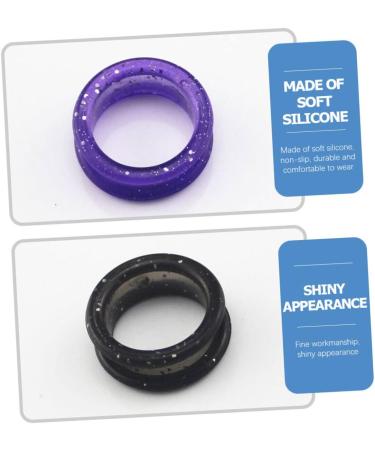 ADOCARN Dog Grooming Scissors Set - 20 Non-Slip Scissors with Silicone Finger Rings for Professional Pet Grooming - Buy Online on GoSupps.com