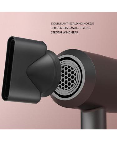 Hair Dryer Ionic Blow Dryer for Fast Drying Hair Dryer with Diffuser and Nozzle High Power Constant Temperature Ionic Hammer Shape Hair Blow Dryer for Household (US Plug 110V) - Buy Online on GoSupps.com
